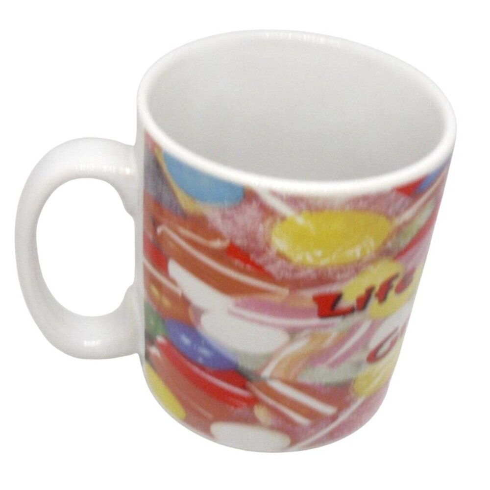 Lifes Sweeter With Grandma Candy Print Ceramic Coffee Tea Mug Cup10 fl oz